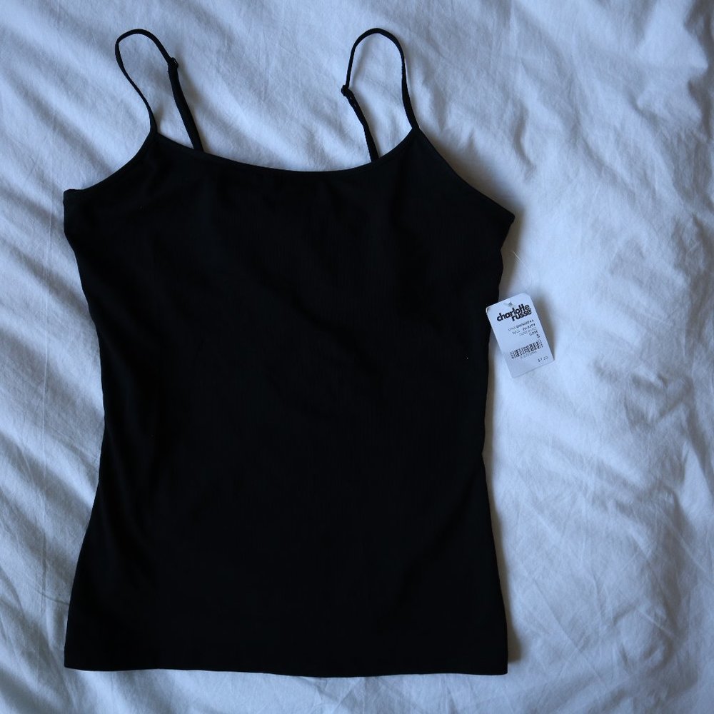 Black tank top